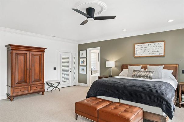 Bedroom, Interior, Recessed Lighting