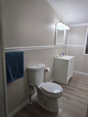 Bathroom, Interior, Wood Texture Flooring