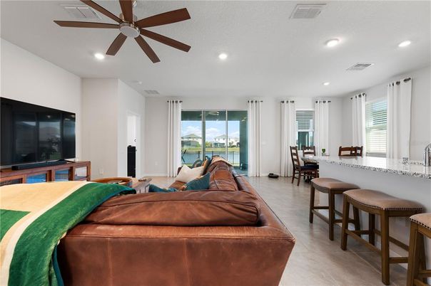 Dining room, Interior, Living room, Recessed Lighting