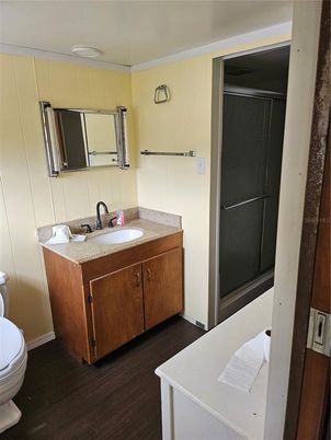 Bathroom, Interior, Wood Texture Flooring