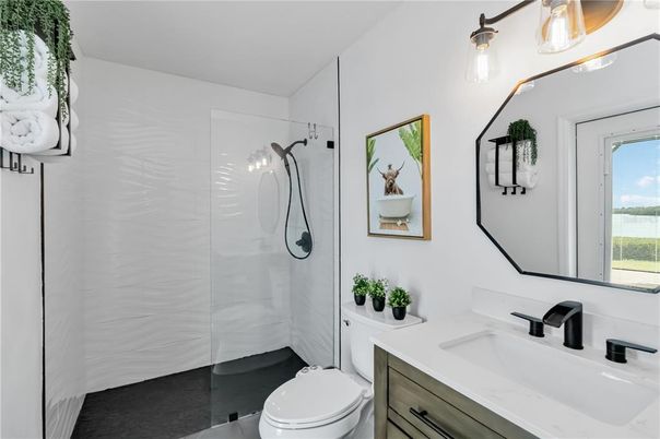 Bathroom, Glass Shower, Interior