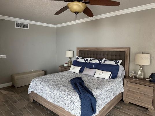 Bedroom, Interior, Wood Texture Flooring