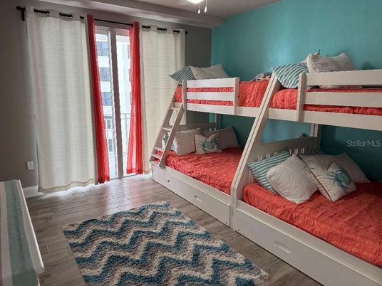 Bedroom, Interior, Wood Texture Flooring