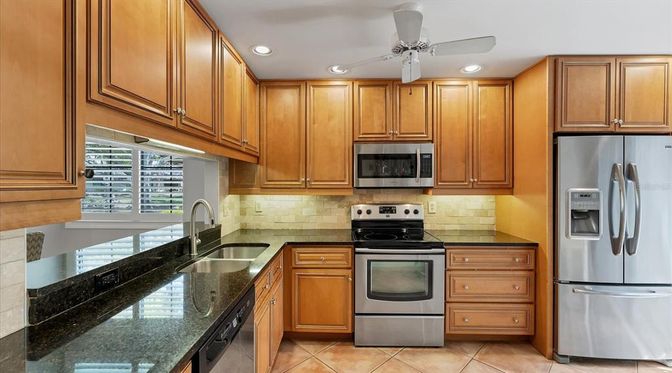 Interior, Kitchen, Recessed Lighting, Stainless Steel Appliances