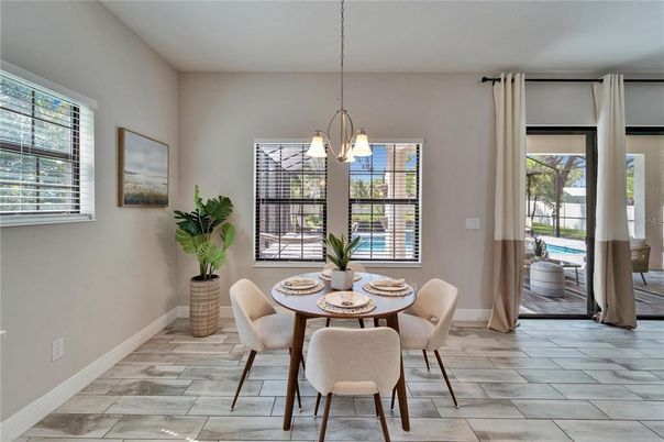 Dining room, Interior, Pendant Lights