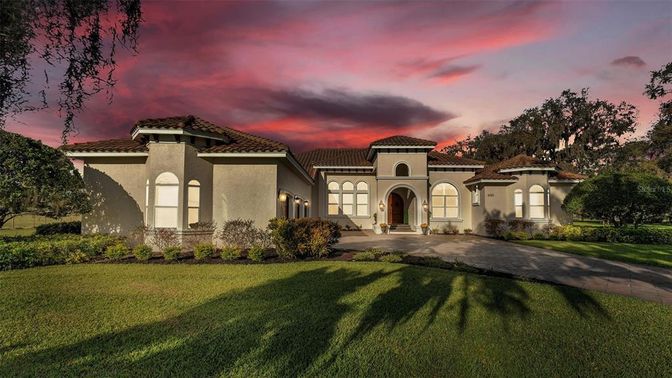 Backyard, Exterior, Facade, Mediterranean