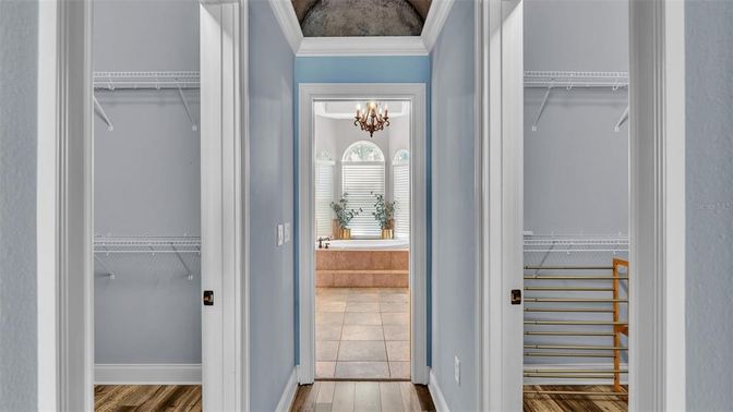 Chandelier, Interior, Wood Texture Flooring