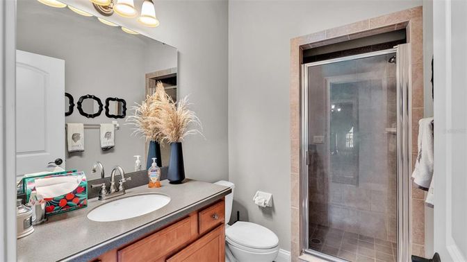 Bathroom, Glass Shower, Interior