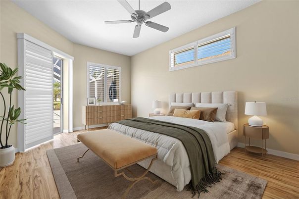 Bedroom, Interior, Wood Texture Flooring