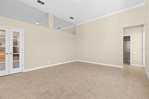 Empty room, Interior, Recessed Lighting