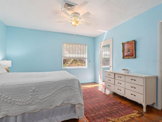 Bedroom, Interior, Wood Texture Flooring