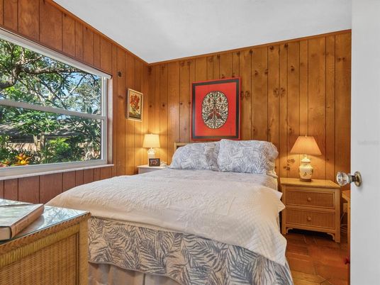 Bedroom, Interior, Wooden Walls