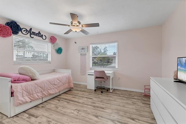 Bedroom, Home Office, Interior, Wood Texture Flooring