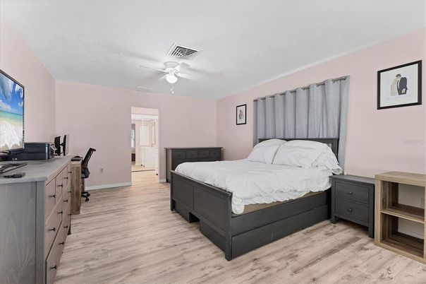 Bedroom, Home Office, Interior, Wood Texture Flooring
