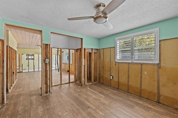 Empty room, Interior, Wood Texture Flooring, Wooden Walls