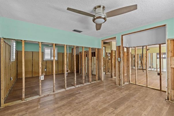 Empty room, Interior, Wood Texture Flooring