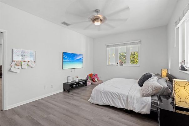 Bedroom, Interior, Wood Texture Flooring