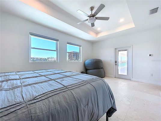 Bedroom, Interior, Recessed Lighting