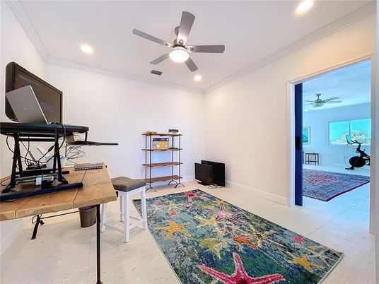 Fitness Equipment, Home Office, Interior, Recessed Lighting