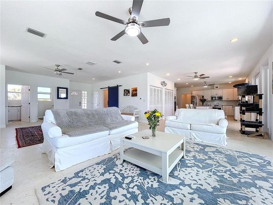 Interior, Kitchen, Living room, Recessed Lighting