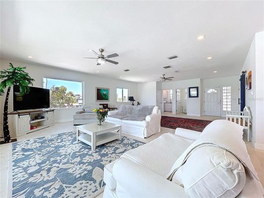 Interior, Living room, Recessed Lighting