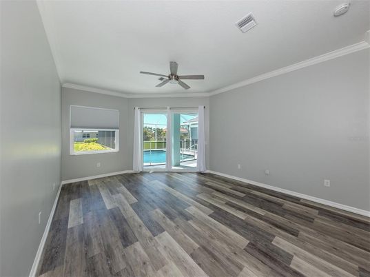 Empty room, Interior, Wood Texture Flooring