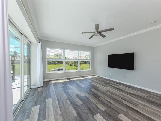 Empty room, Interior, Wood Texture Flooring
