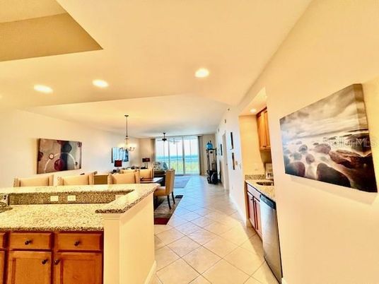 Dining room, Interior, Kitchen, Living room, Pendant Lights, Recessed Lighting