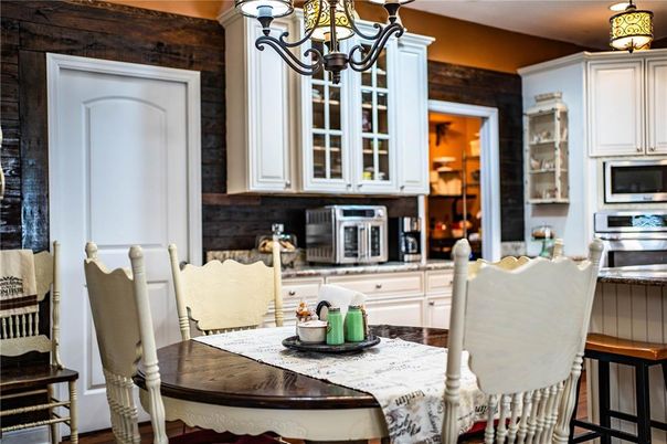 Chandelier, Dining room, Interior, Kitchen, Wood Texture Flooring