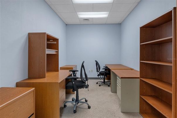 Home Office, Interior, Recessed Lighting