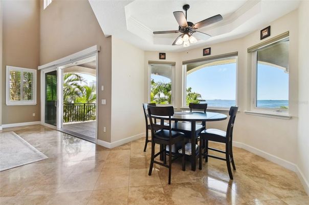 Dining room, Interior, Water