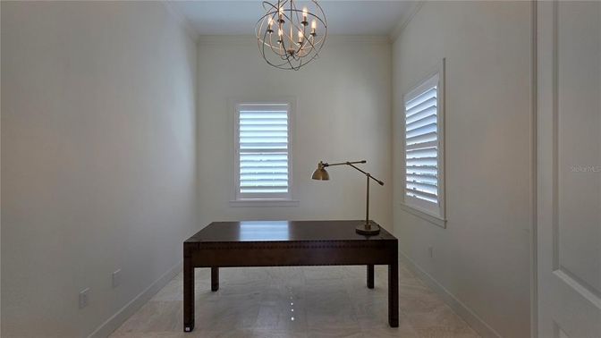 Chandelier, Home Office, Interior