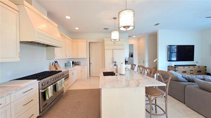 Interior, Kitchen, Pendant Lights, Recessed Lighting