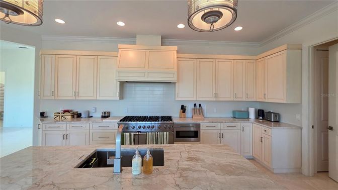 Interior, Kitchen, Recessed Lighting, Stainless Steel Appliances