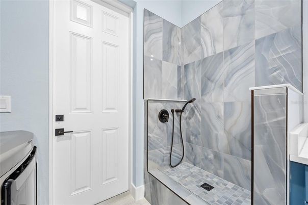 Bathroom, Glass Shower, Interior