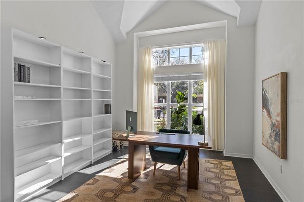 Home Office, Interior, Recessed Lighting