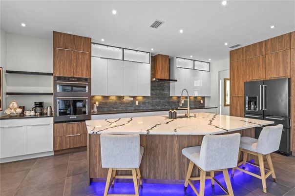 Interior, Kitchen, Recessed Lighting, Stainless Steel Appliances
