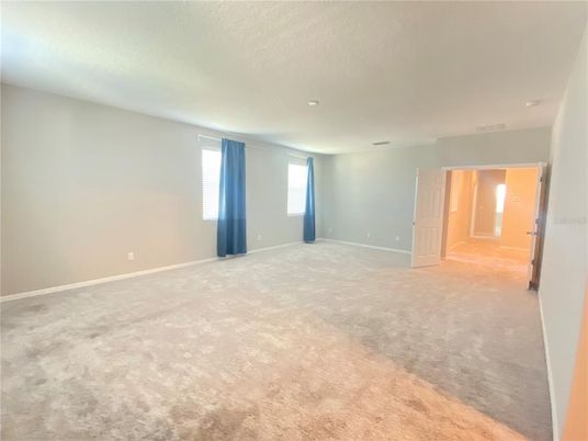 Empty room, Interior, Recessed Lighting