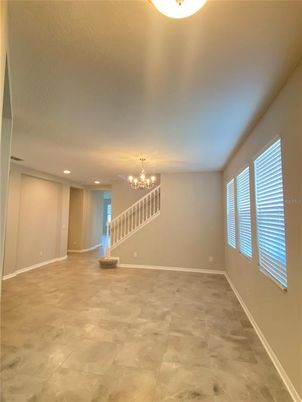 Chandelier, Empty room, Interior, Recessed Lighting