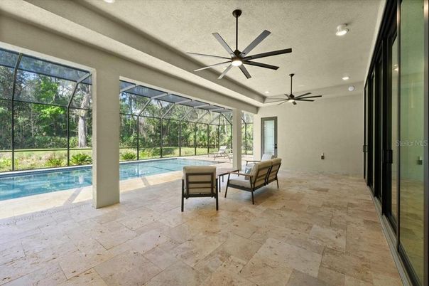Glass Ceilings, Interior, Pool, Recessed Lighting, Sun Room