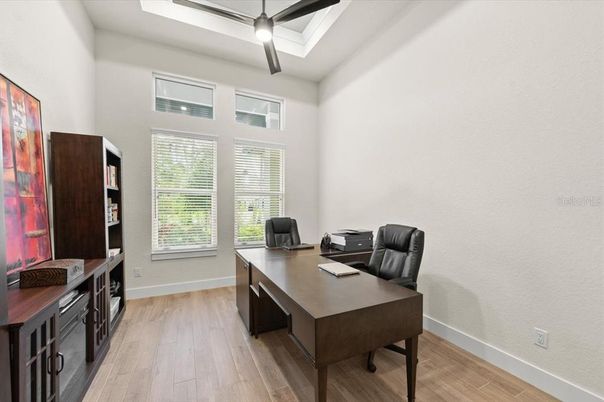Home Office, Interior, Wood Texture Flooring