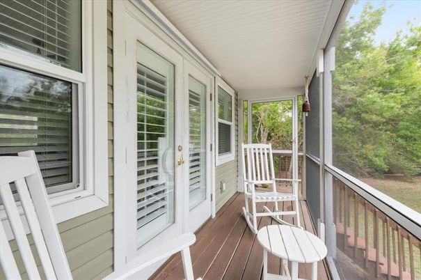 Interior, Sun Room, Wood Texture Flooring