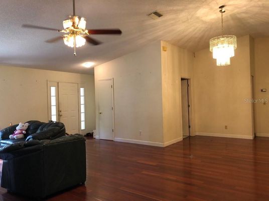 Empty room, Interior, Living room, Wood Texture Flooring