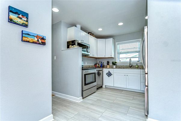 Interior, Kitchen, Recessed Lighting, Stainless Steel Appliances