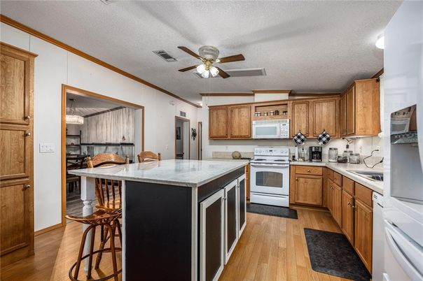 Interior, Kitchen, Wood Texture Flooring