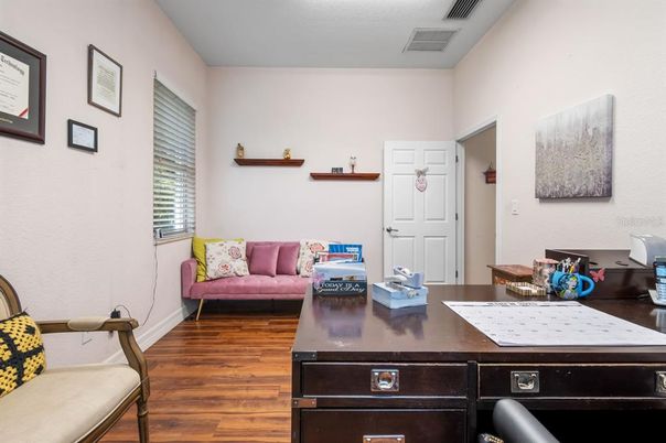 Home Office, Interior, Wood Texture Flooring