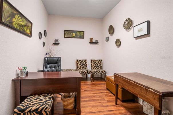 Home Office, Interior, Wood Texture Flooring