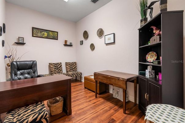 Home Office, Interior, Wood Texture Flooring