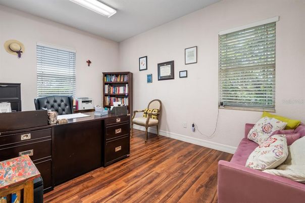 Home Office, Interior, Wood Texture Flooring