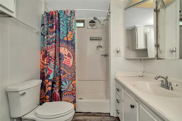 Bathroom, Interior, Wood Texture Flooring